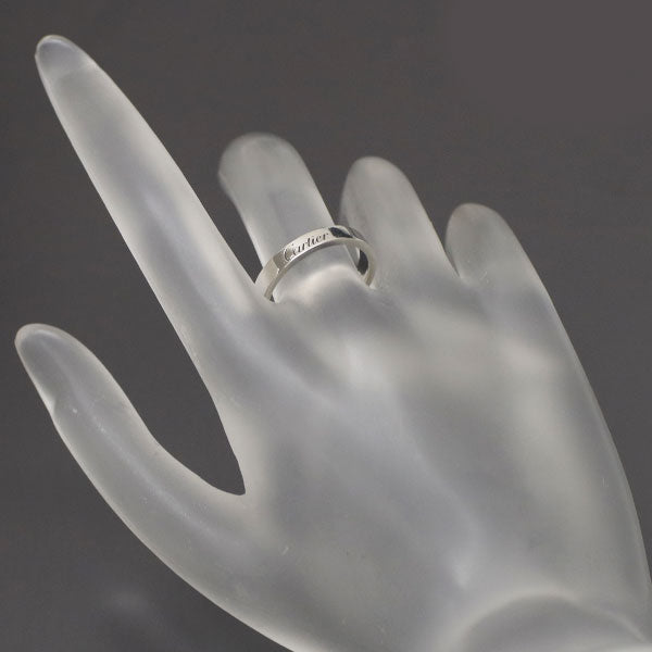 Cartier Pt950 Ring Engraved/C Deux Size 53 