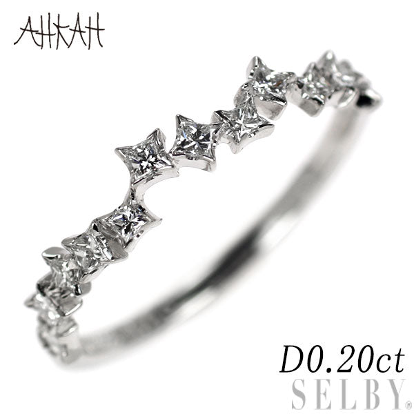 Vivienne Couture/Ahker Pt900 Diamond Ring 0.20ct Vor 