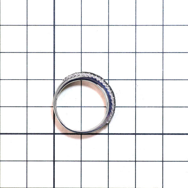 ポンテヴェキオ K18WG ブラックダイヤ ダイヤモンド リング 0.80ct D0.44ct ビアンコ エ ネロ