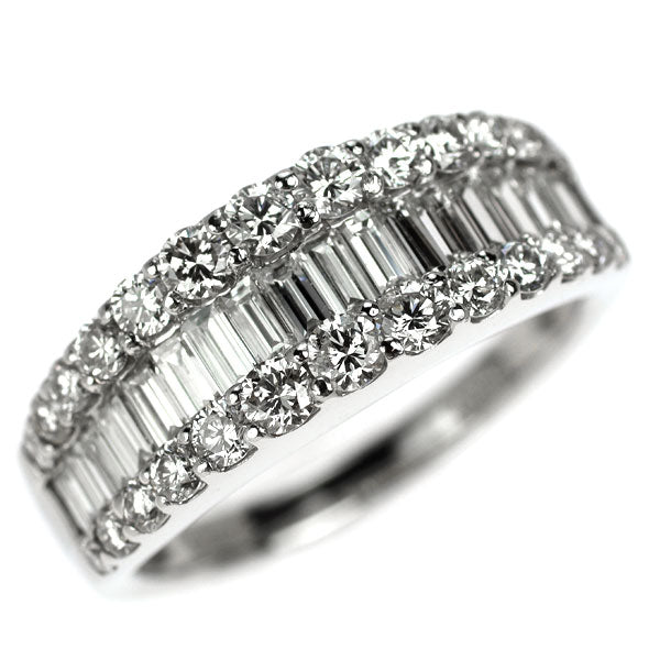 Pt900 diamond ring 1.50ct 