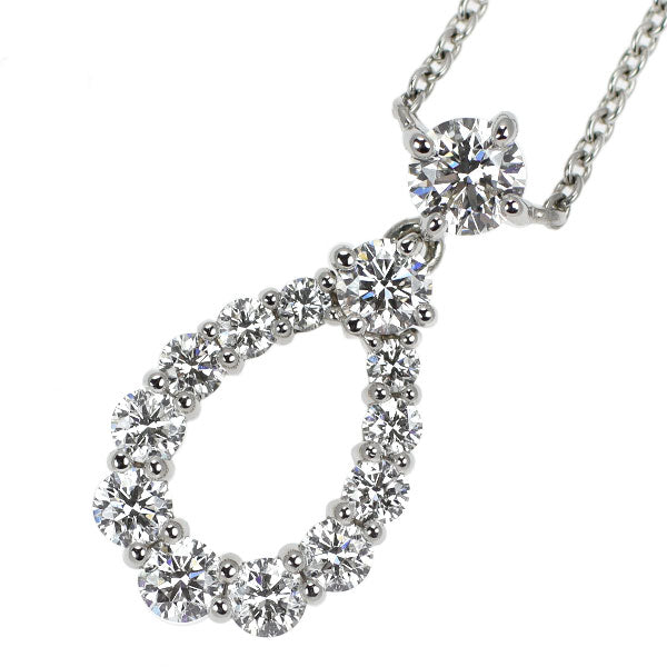 Harry Winston Pt950 Diamond Pendant Necklace Loop Medium 《Selby Ginza Store》 