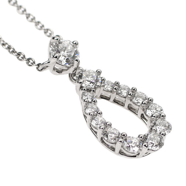 Harry Winston Pt950 Diamond Pendant Necklace Loop Medium 《Selby Ginza Store》 