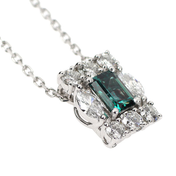 Mikimoto Rare K18WG Alexandrite Diamond Pendant Necklace 0.51ct D0.65ct 《Selby Ginza Store》 