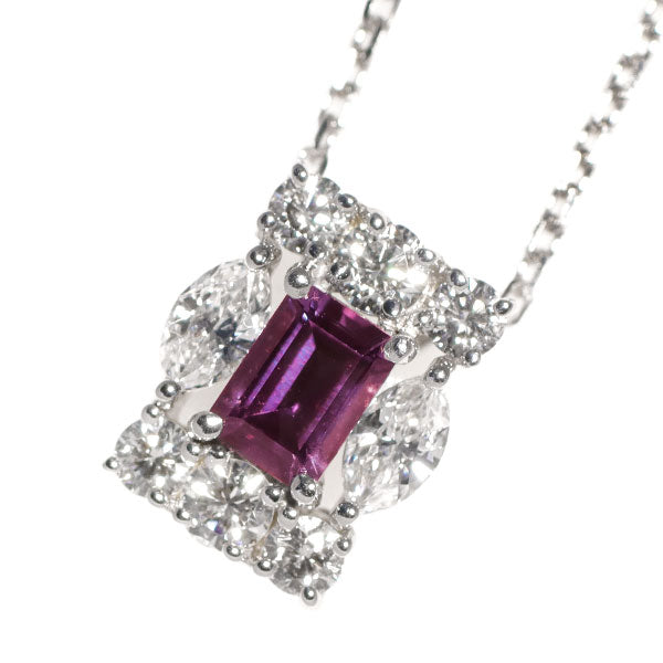 Mikimoto Rare K18WG Alexandrite Diamond Pendant Necklace 0.51ct D0.65ct 《Selby Ginza Store》 