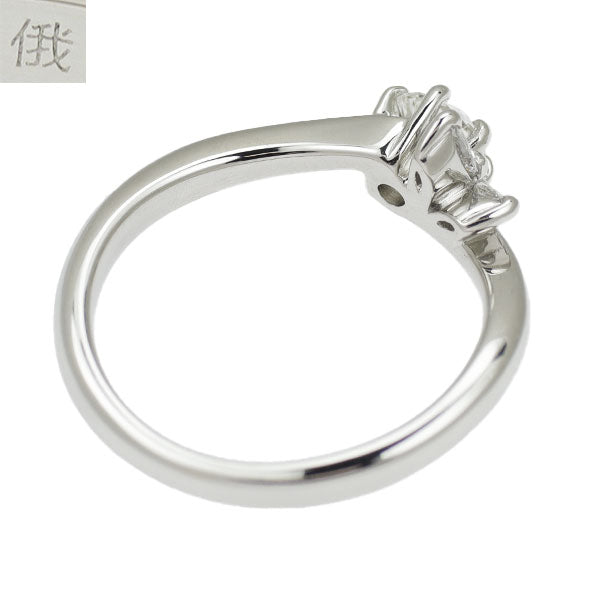 Niwa Pt950 Diamond Ring 0.30ct G VVS1 3EX Tsukisai 