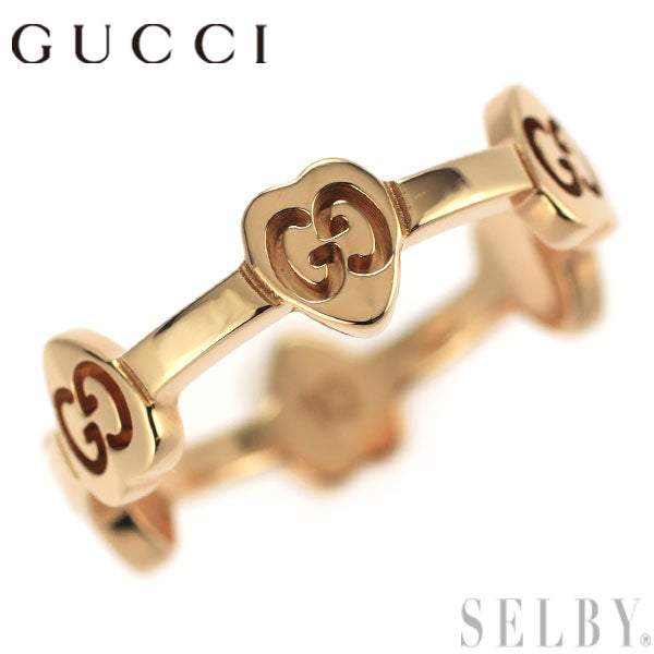 Gucci K18PG Heart Ring 