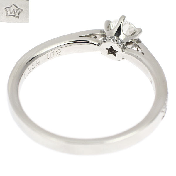 wish upon a star Pt950 ダイヤモンド リング 0.239ct D0.12ct