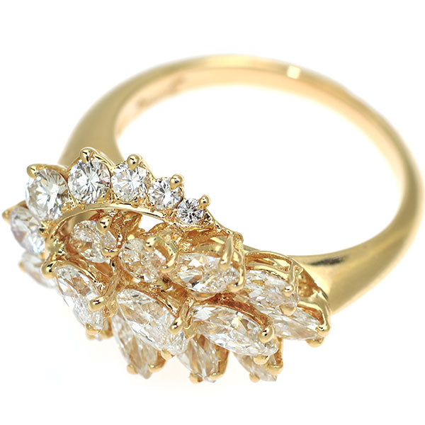 Piaget K18YG Marquise Cut Diamond Ring 