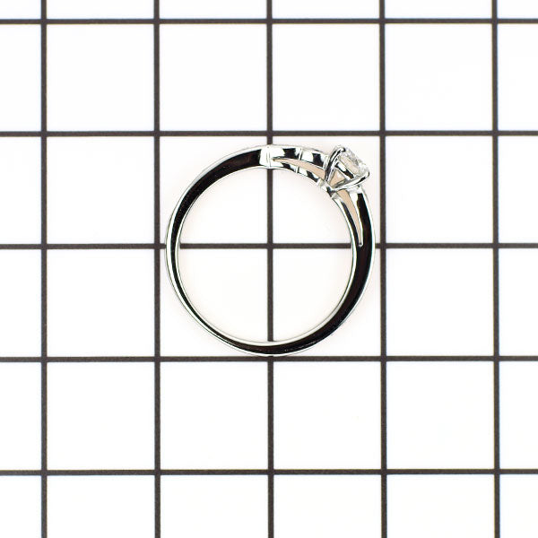 Niwa Pt950 Diamond Ring 0.26 F VS1 3EX Flower Beauty 