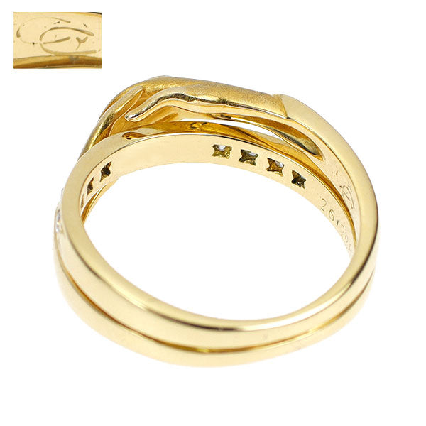 Carrera y Carrera K18YG Diamond Ring Hand 
