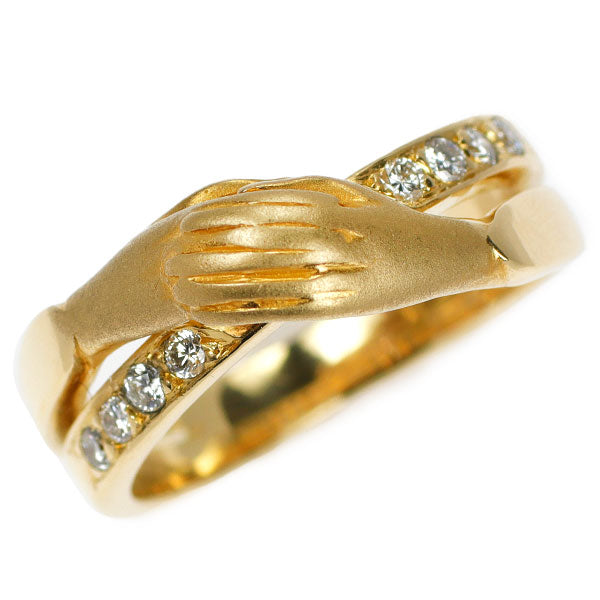 Carrera y Carrera K18YG Diamond Ring Hand 