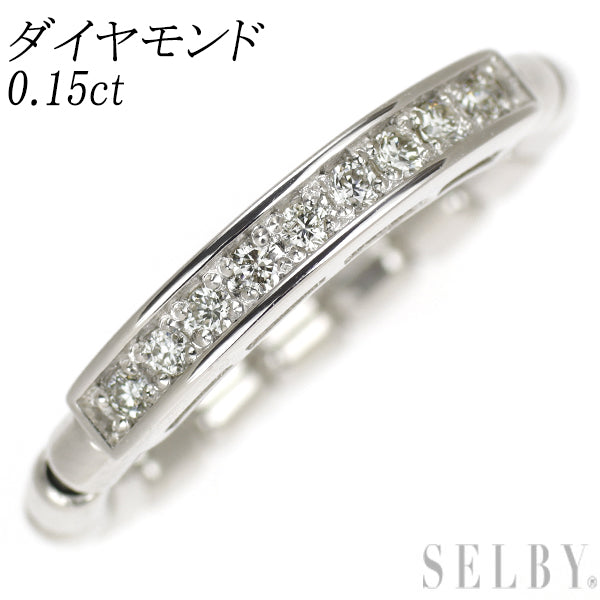 Pt900 ダイヤモンド リング 0.15ct 伸縮式 – セルビーオンラインストア