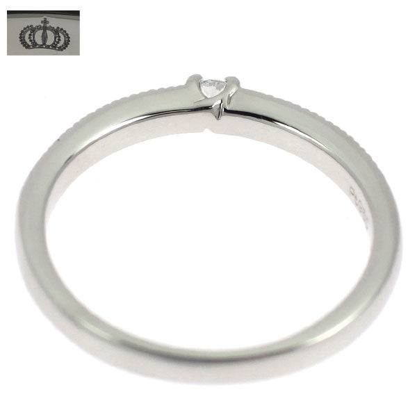 Excelco Pt950 Diamond Ring 0.107ct 