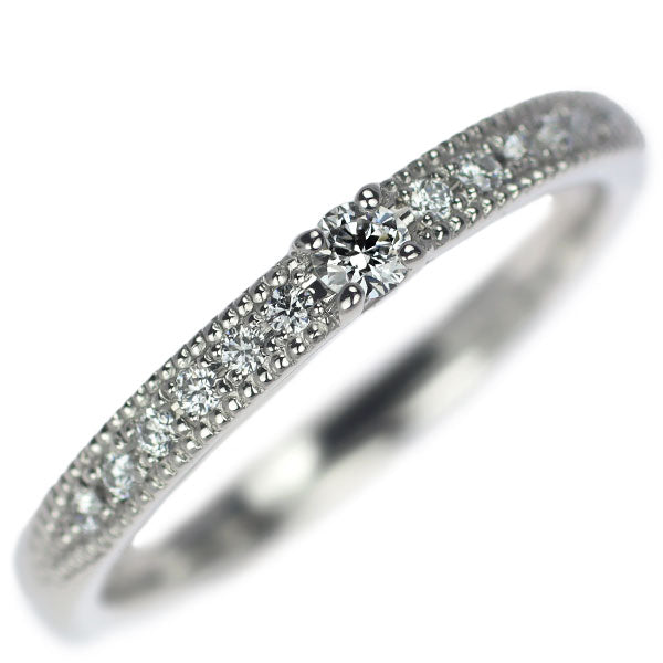 Excelco Pt950 Diamond Ring 0.107ct 