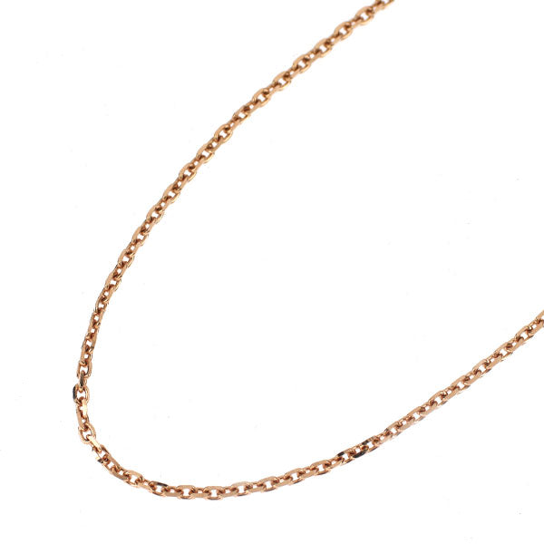 New K18PG Chain Necklace ~45cm Azuki 1.3mm 