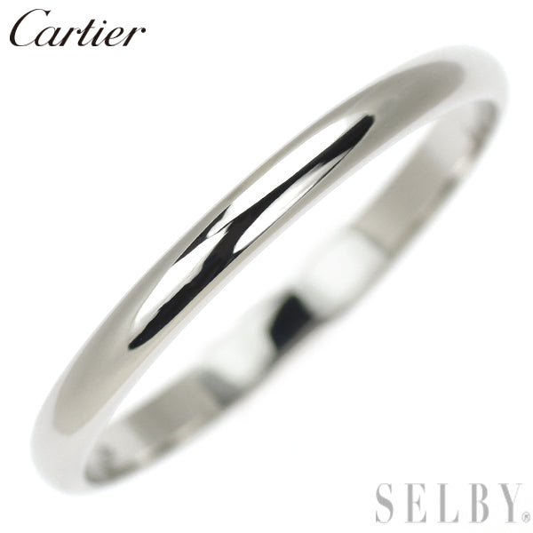 Cartier Pt950 Ring Wedding Band Size 64 