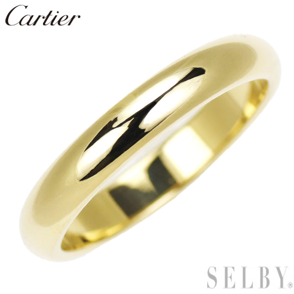 Cartier K18YG Ring 1895 Wedding Size 56 