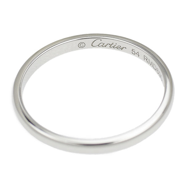 Cartier Pt950 Ring Size 54 Band 