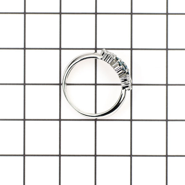 希少 Pt900 アレキサンドライト ダイヤモンド リング 0.34ct Ｄ0.23ct