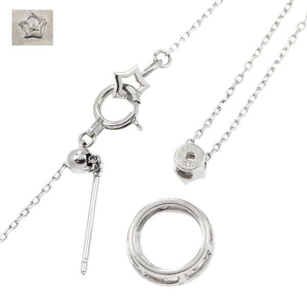 wish upon a star Pt ダイヤモンド  ペンダントネックレス 0.137ct D0.07ct セパレート 3way