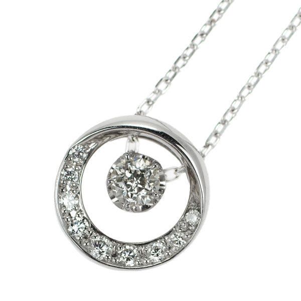 wish upon a star Pt ダイヤモンド  ペンダントネックレス 0.137ct D0.07ct セパレート 3way