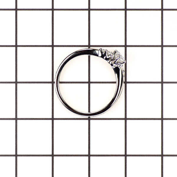 4℃ Pt950 Diamond Ring 0.215ct 