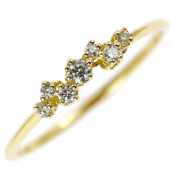 アーカー K18YG ダイヤモンド リング 0.10ct BB 現行モデル