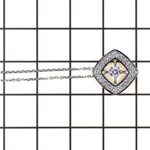 wish upon a star Pt900/ Pt850 ダイヤモンド ペンダントネックレス 0.214ct D0.18ct