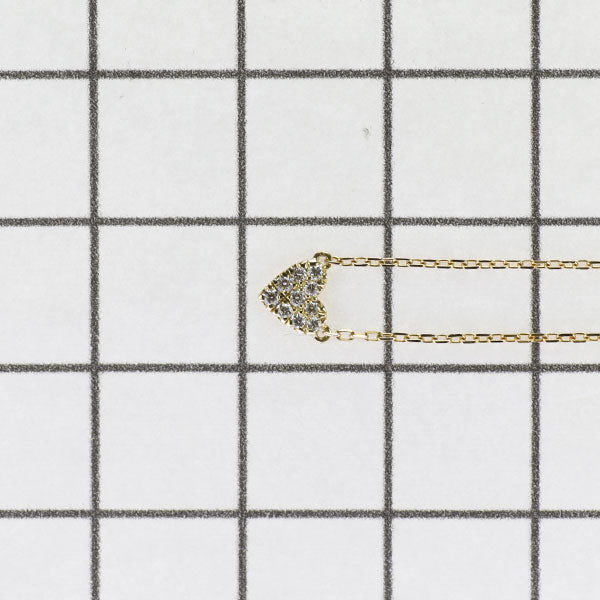 ヴィヴィアンクチュール/アーカー K18YG ダイヤモンド ペンダントネックレス 0.05ct ハート