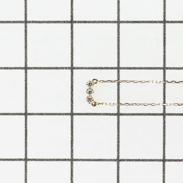 アーカー K18PG ダイヤモンド ペンダントネックレス 0.02ct アミュレット 限定モデル