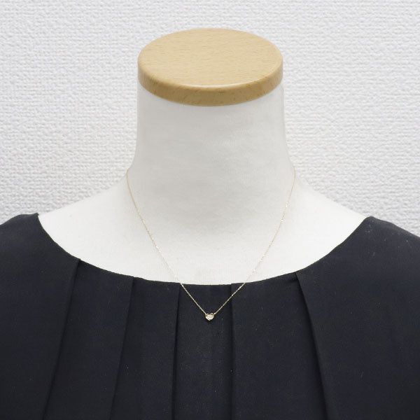 アーカー/ahkah K18YG ダイヤモンド ペンダントネックレス ペタルオブラブ ハート