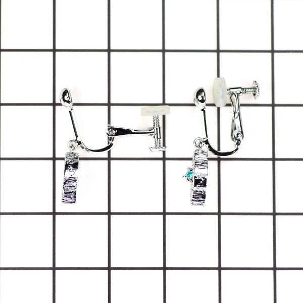 水野薫子 K18WG/K14WG パライバトルマリン イヤリング 0.06ct