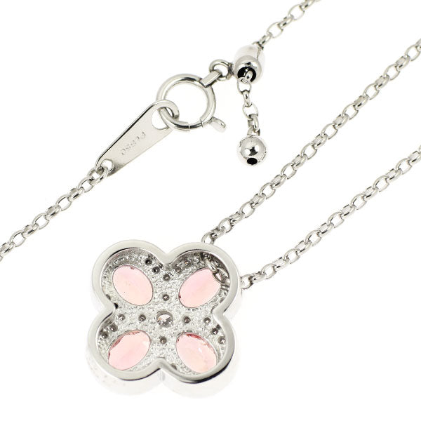 Pt950/ Pt850 インペリアルトパーズ ダイヤモンド ペンダントネックレス 1.77ct D0.12ct
