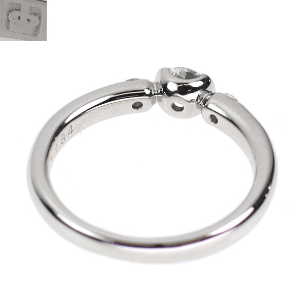 ロイヤルアッシャー Pt900 ダイヤモンド リング 0.24ct D VS2 VG D0.10ct