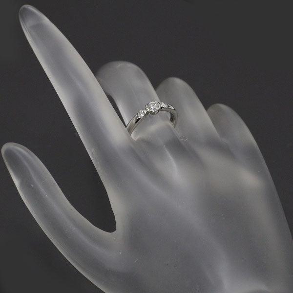 ロイヤルアッシャー Pt900 ダイヤモンド リング 0.24ct D VS2 VG D0.10ct