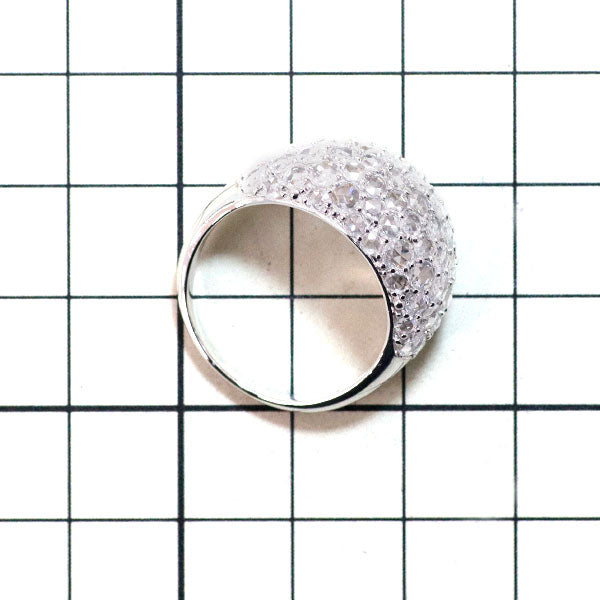 K18WG ローズカット ダイヤモンド リング 2.55ct ハニカムセッティング パヴェ — セルビーオンラインストア