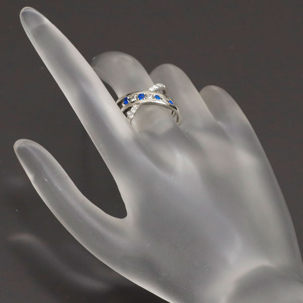 希少 Pt900 アウイナイト ダイヤモンド リング 0.143ct D0.25ct