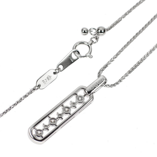 ロイヤルアッシャー Pt ダイヤモンド ペンダントネックレス 0.30ct G VS1
