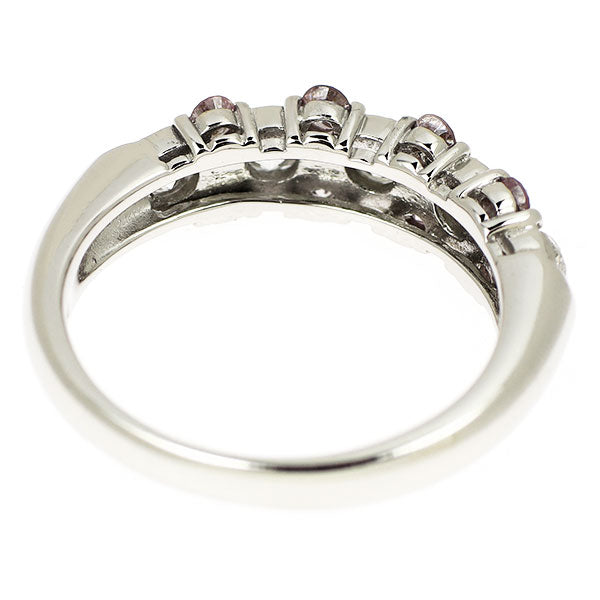 希少 Pt900 天然ピンクダイヤモンド リング 0.20ct D0.70ct