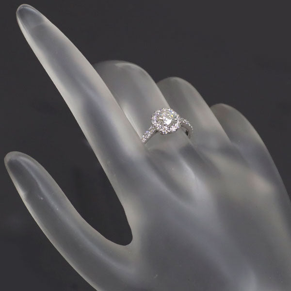 グラフ K18WG ダイヤモンド リング 0.70ct G VVS2 EX アイコンラウンド