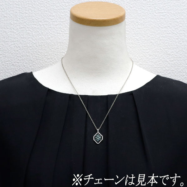 希少 Pt900 アレキサンドライト ダイヤモンド ペンダントトップ 0.82ct D0.17ct