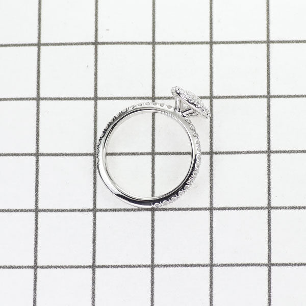 デビアス Pt950 ダイヤモンド リング 0.53ct G VS1 EX オーラ
