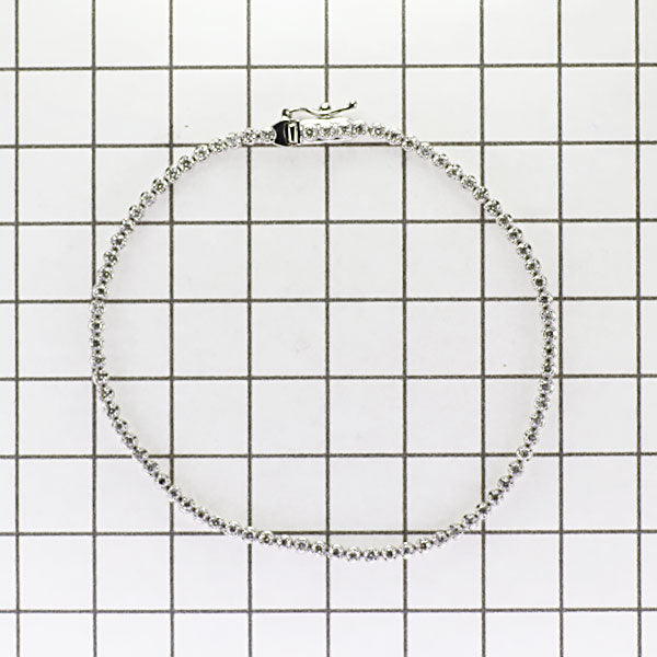 K18WG ダイヤモンド テニス ブレスレット 1.00ct