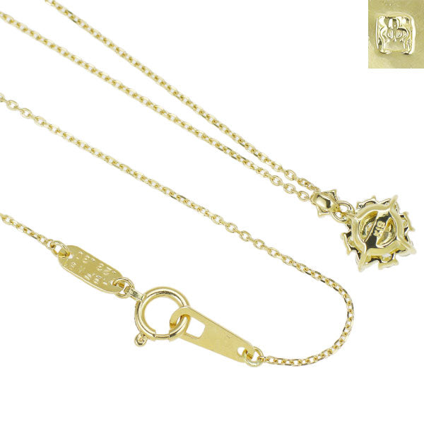 ロイヤルアッシャー K18YG ダイヤモンド ペンダントネックレス 0.23ct D0.30ct