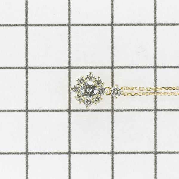 ロイヤルアッシャー K18YG ダイヤモンド ペンダントネックレス 0.23ct D0.30ct