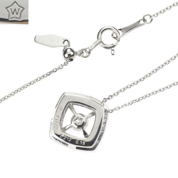 wish upon a star Pt900/ Pt850 ダイヤモンド ペンダントネックレス 0.212ct D0.18ct