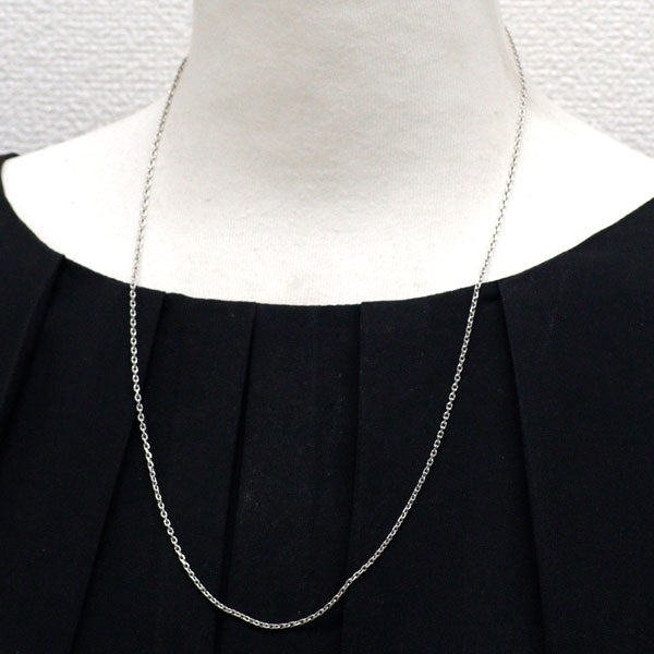 ヴァンクリーフ＆アーペル K18WG チェーン ネックレス 55cm