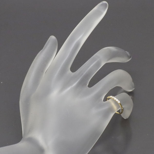 アーカー/ahkah K18YG ダイヤモンド リング 0.10ct ピンキー