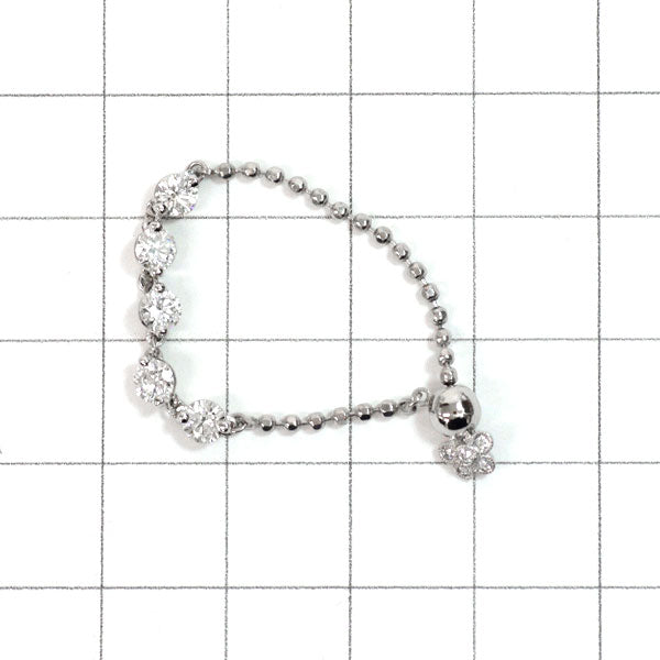 アベリ Pt900  ダイヤモンド フリーサイズチェーンリング 0.70ct 314A 現行モデル