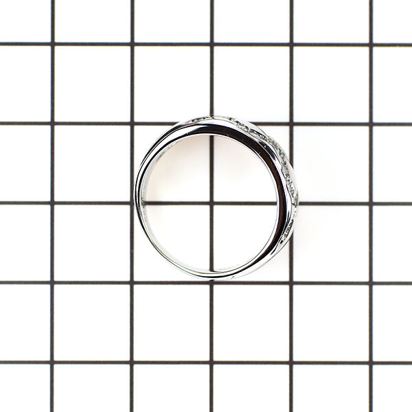 Pt900 パライバトルマリン ダイヤモンド リング 0.08ct D0.50ct 希少